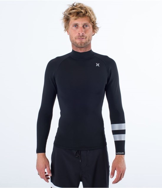 Hurley Advant 1/1mm Wetsuit Jacket 2023 Schwarz | 02IZXBSKR