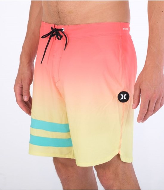 Hurley Boardshort 18" Phantom Block Party Flashed Crimson | 50BUVQFHG