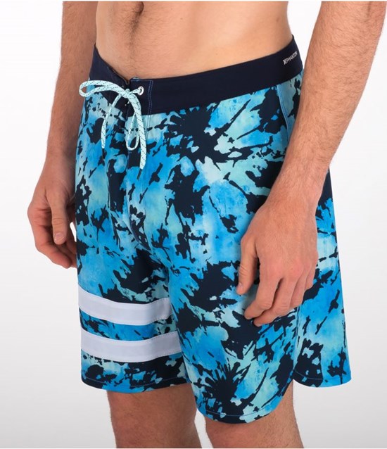 Hurley Boardshort 18" Phantom Block Party Blau | 59EJHOIUM