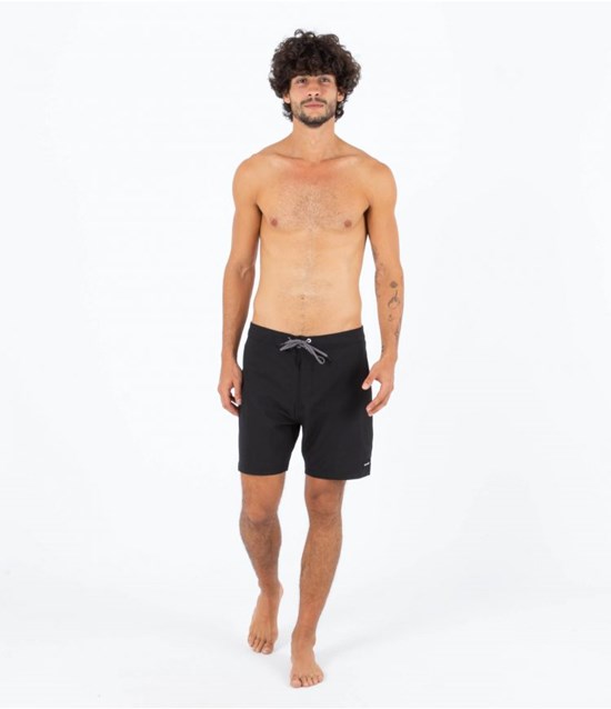 Hurley Boardshort 18" Phantom O&o Solid Schwarz | 82OZYFBIK