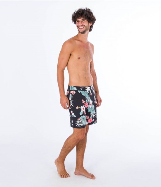 Hurley Boardshort 18" Phantom Tailgate Schwarz | 81GXUWVTY