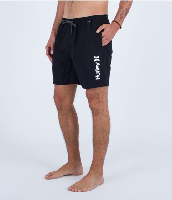 Hurley Boardshort Solid Volley Schwarz | 21NALVXUF
