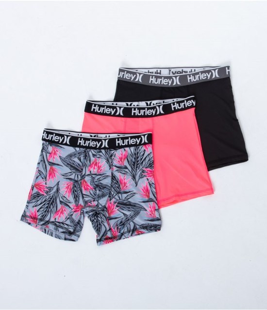 Hurley Boxer 3 Pack Regrind Boise | 85CQFSDVR