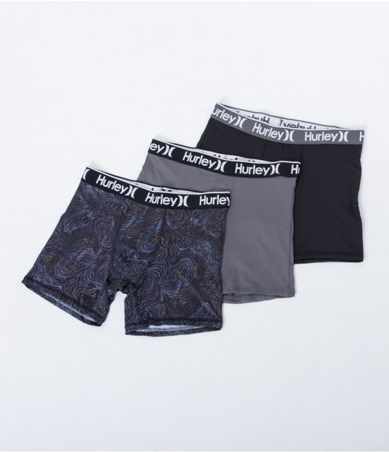 Hurley Boxer 3 Pack Regrind Moab | 26TEKYOPW