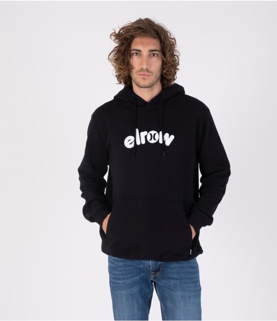 Hurley Elrow Basic Fleece Hood Sweatshirts And Hoodies Schwarz | 48BEHYJQL