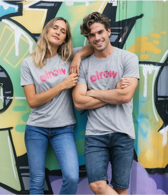 Hurley Elrow Basic Tee Ss Tops And T-shirts Grau | 35EBCFJTK