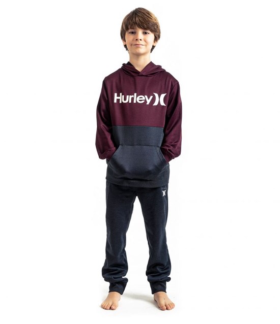 Hurley Hrlb H2o Dri One & Only Blocked Pullover - Boys - Kids' Tops Grau Camouflage | 56UKXIBWO