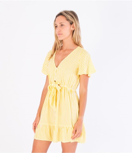 Hurley Kleider Baggy Flirty Mini Streifen | 01OLKCDTA