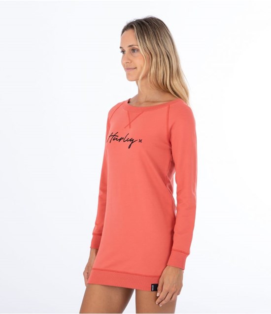 Hurley Kleider Oceancare O&o Script Rot | 78GSZNPAR