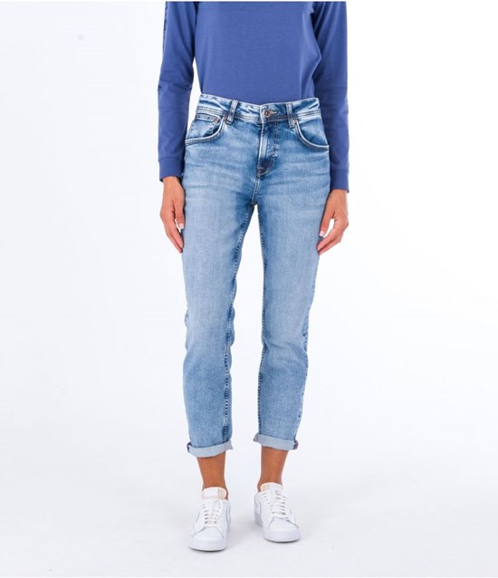 Hurley Laney Mom Oceancare Denim Pant Bottoms Denim Wf2 | 84PFXKUOB