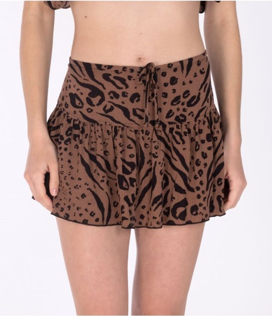 Hurley Skirt Mini Fluid Animix Animix Latte | 02NARBEFJ