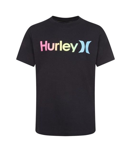 Hurley T-shirt Kurzes Sleeve Boy - One & Only Schwarz | 75JGTYMZS