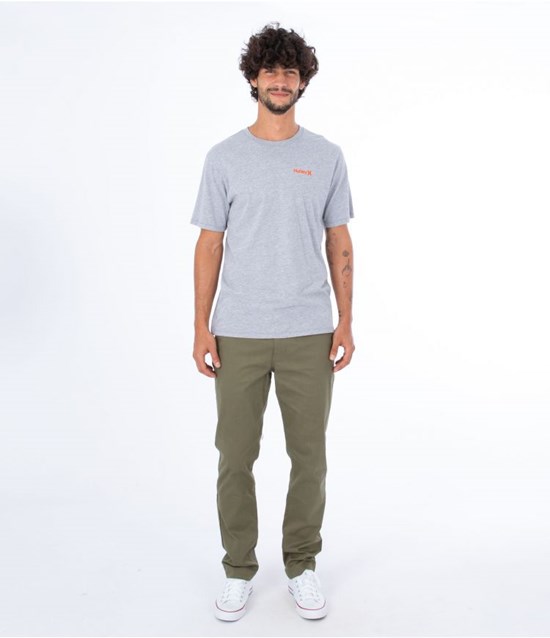 Hurley T-shirt Kurzes Sleeve Everyday O&o Sc Grau | 09JUHLQGY