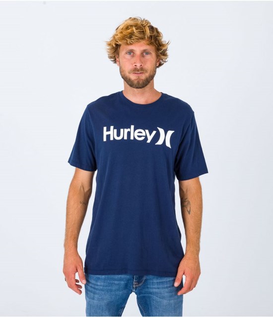 Hurley T-shirt Kurzes Sleeve Everyday O&o Solid Night Force | 97LSRZHAN