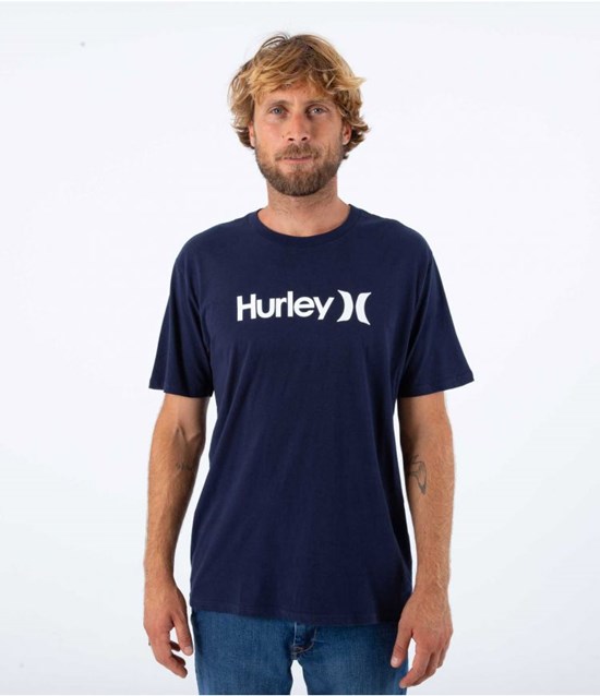 Hurley T-shirt Kurzes Sleeve Everyday Washed Core O&o Schwarz | 84LECUWON