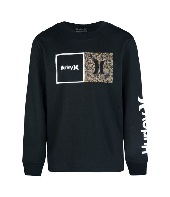 Hurley T-shirt Long Sleeve Boy - Natural Braun Camouflage | 81BWOETQN