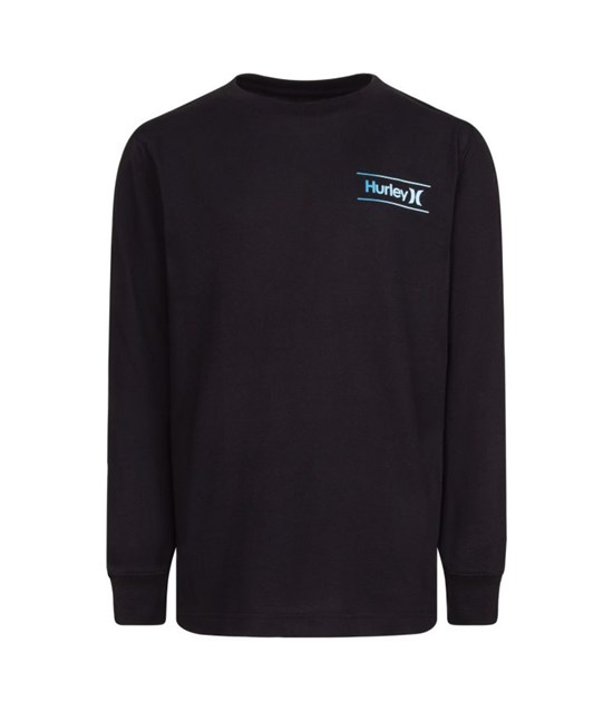 Hurley T-shirt Long Sleeve Boy - One & Only Schwarz | 94NVZAROL