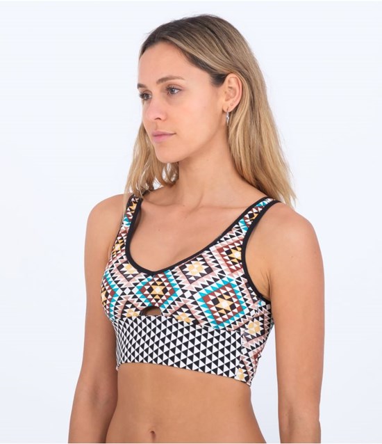 Hurley Top Mosaic Geo Long Line Mosaic Geo | 21WYMBLNT