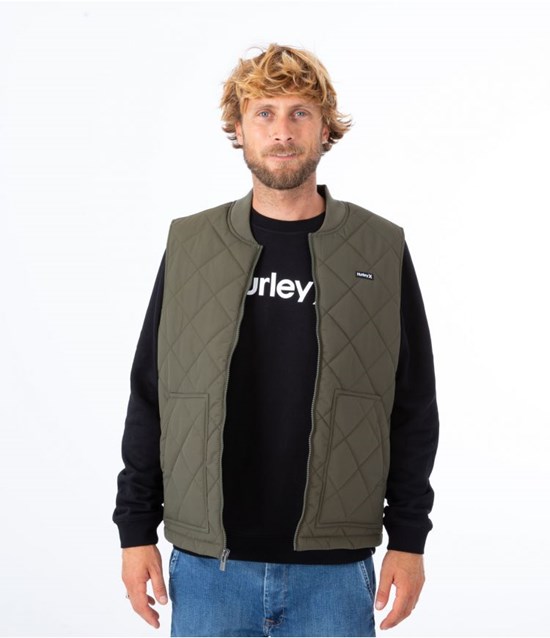 Hurley Vest Tahoe Gesteppt Braun | 69KPMFQGC