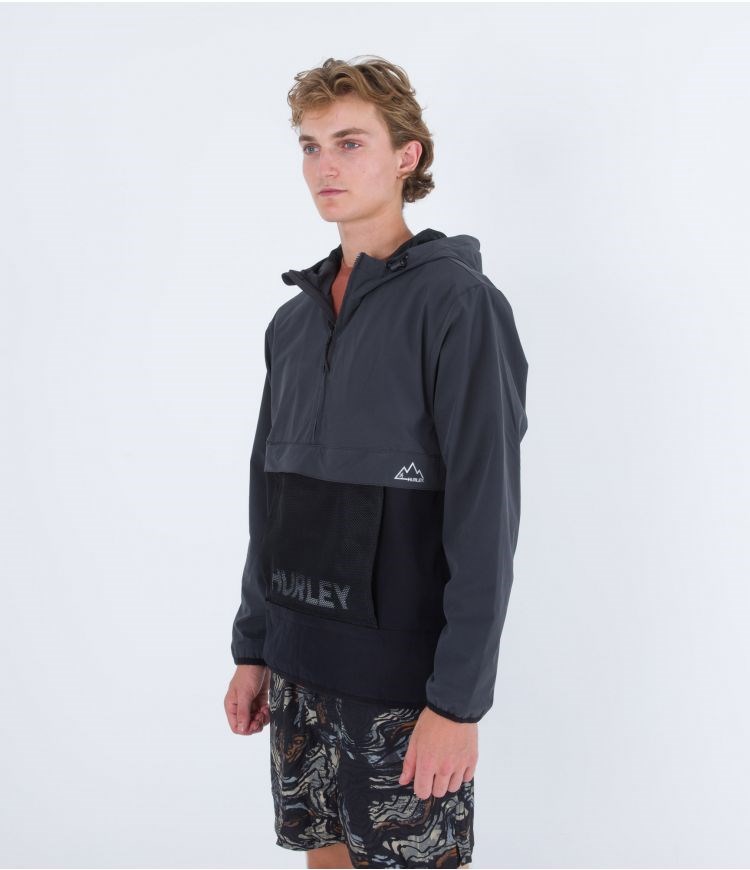 Hurley Anorak Packable Phantom+ Grau | 81ROIEZPV