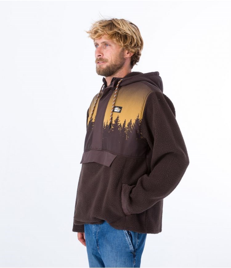 Hurley Anorak Polar Evergreen Burrito Anorak Braun | 68LEYBOKH
