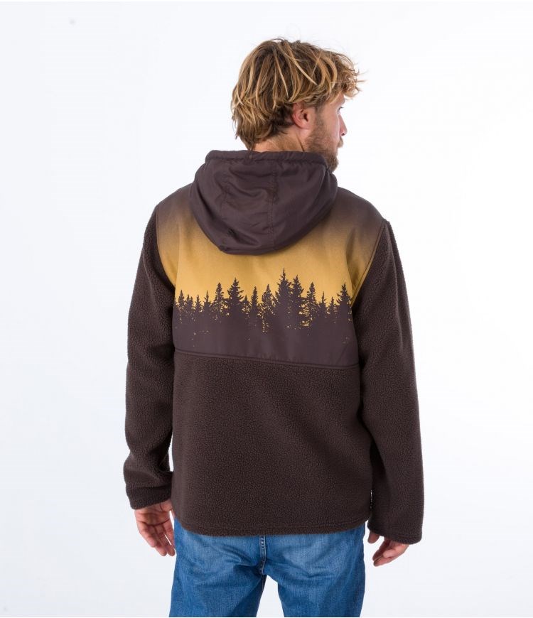 Hurley Anorak Polar Evergreen Burrito Anorak Braun | 68LEYBOKH