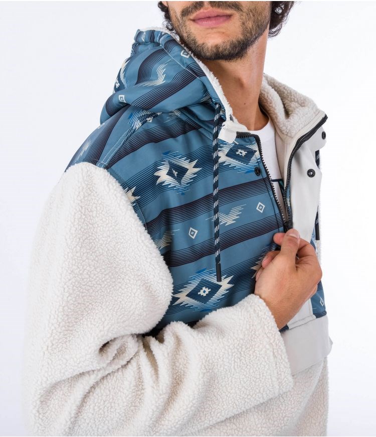 Hurley Anorak Polar Evergreen Burrito Anorak Bone | 68WPRCNQA