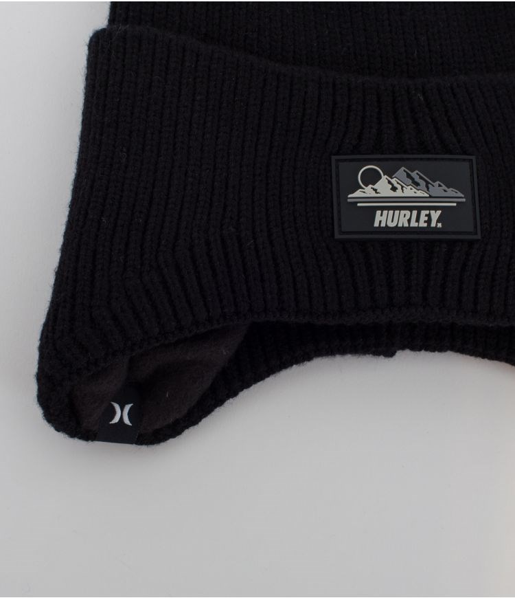 Hurley Beanie North Peak Schwarz | 69ZPIRJOM
