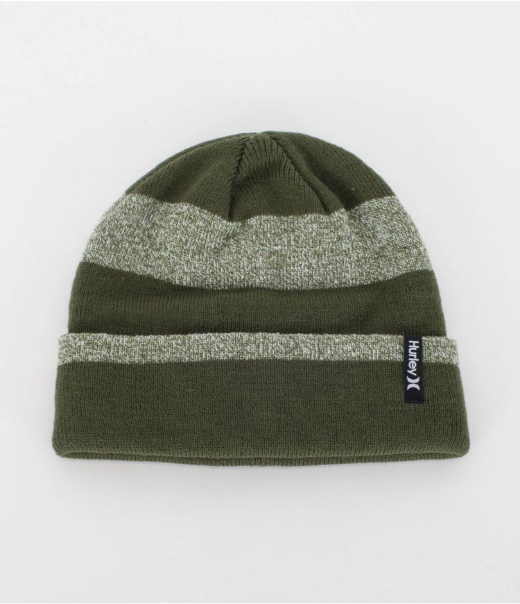 Hurley Beanie Rugby Khaki Olivgrün | 56QKCZFLG