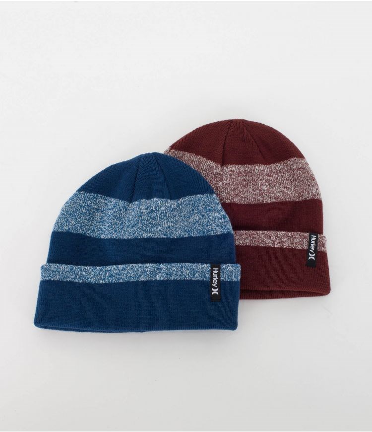 Hurley Beanie Rugby Navy Bordeaux | 47WOBQAET