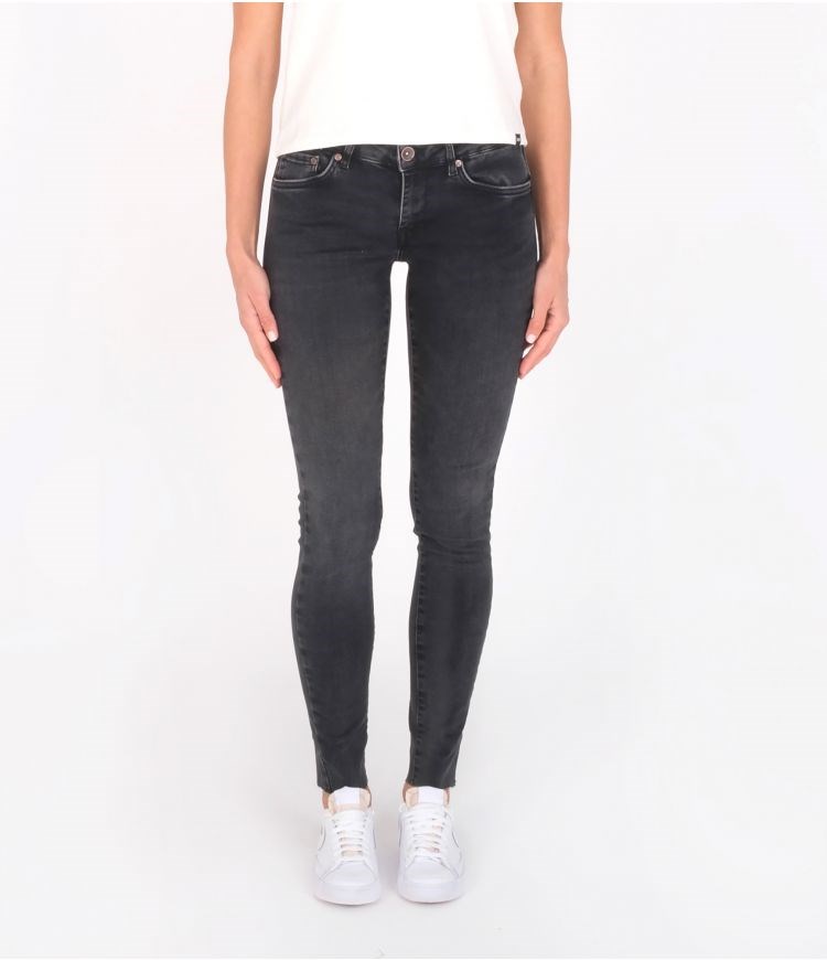 Hurley Bianca Skiny Oceancare Denim Pant Bottoms Schwarz | 49PUMOVRA