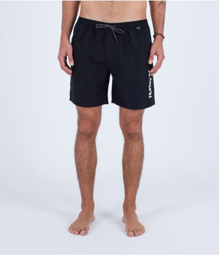 Hurley Boardshort Solid Volley Schwarz | 21NALVXUF