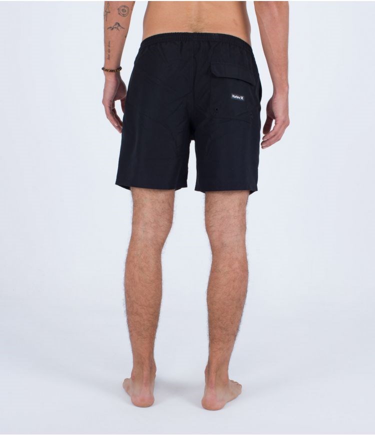 Hurley Boardshort Solid Volley Schwarz | 21NALVXUF