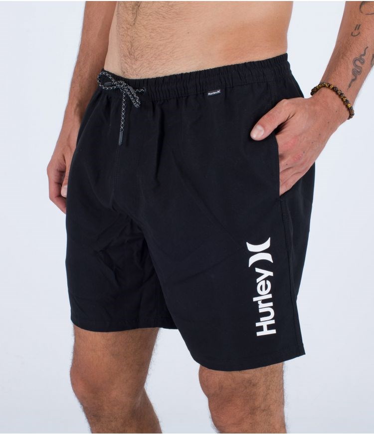 Hurley Boardshort Solid Volley Schwarz | 21NALVXUF