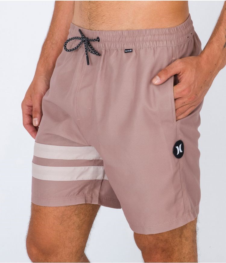 Hurley Boardshort With Pocket Block Party Volley Taupe Haze | 51DEFSBYV