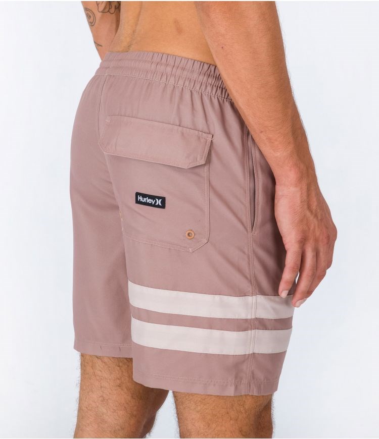 Hurley Boardshort With Pocket Block Party Volley Taupe Haze | 51DEFSBYV