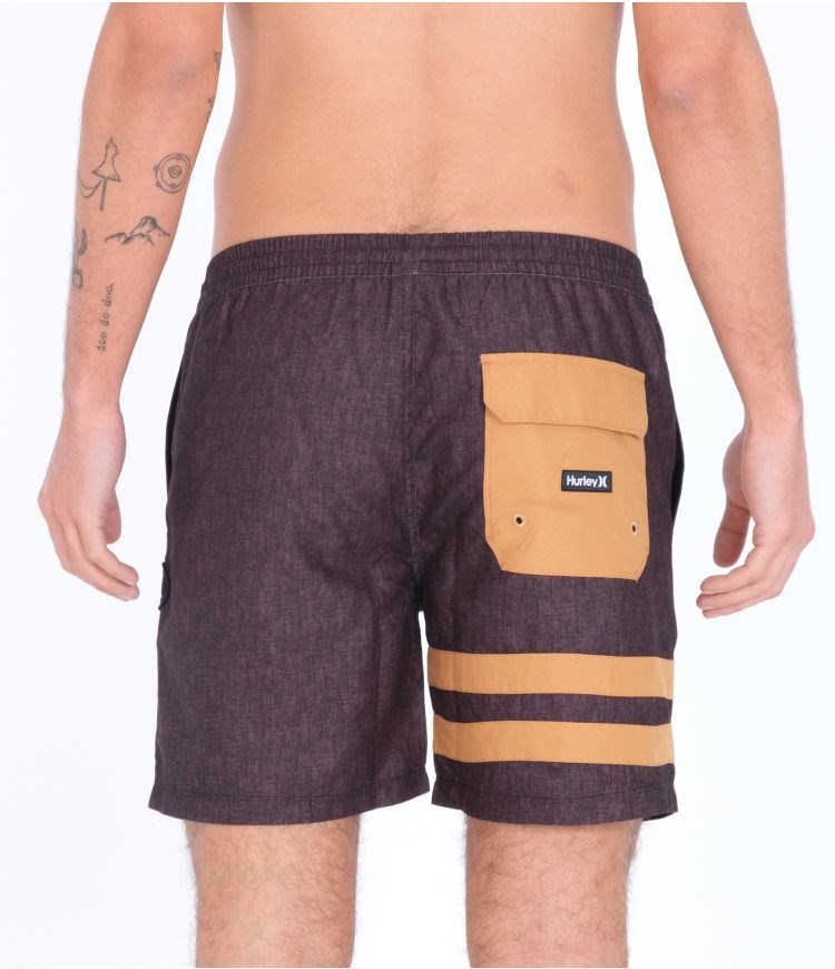 Hurley Boardshort With Pocket Block Party Volley Schwarz | 74GEMALHS