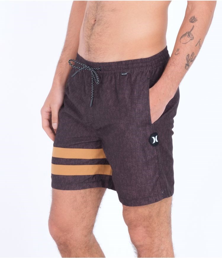 Hurley Boardshort With Pocket Block Party Volley Schwarz | 74GEMALHS