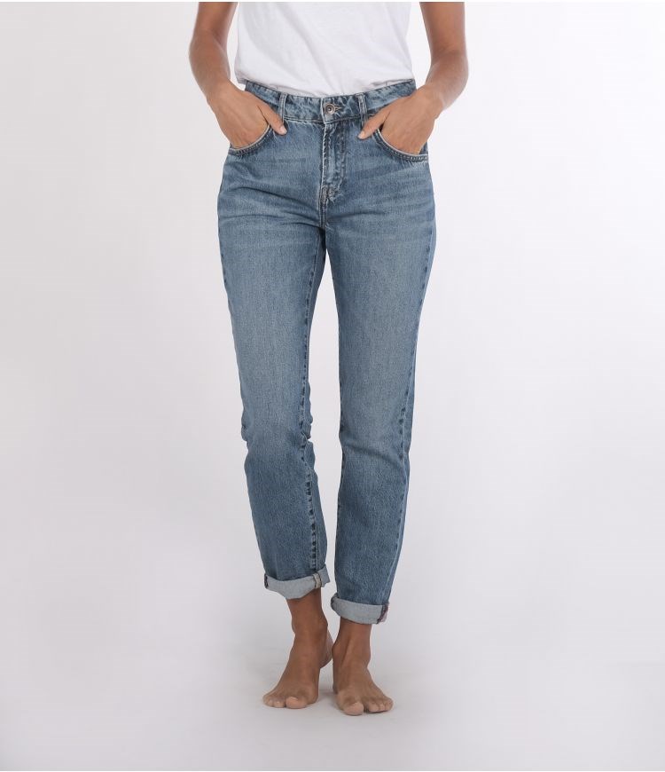 Hurley Boyfriend Oceancare Denim Pant Bottoms Blau | 85NCVUJLY