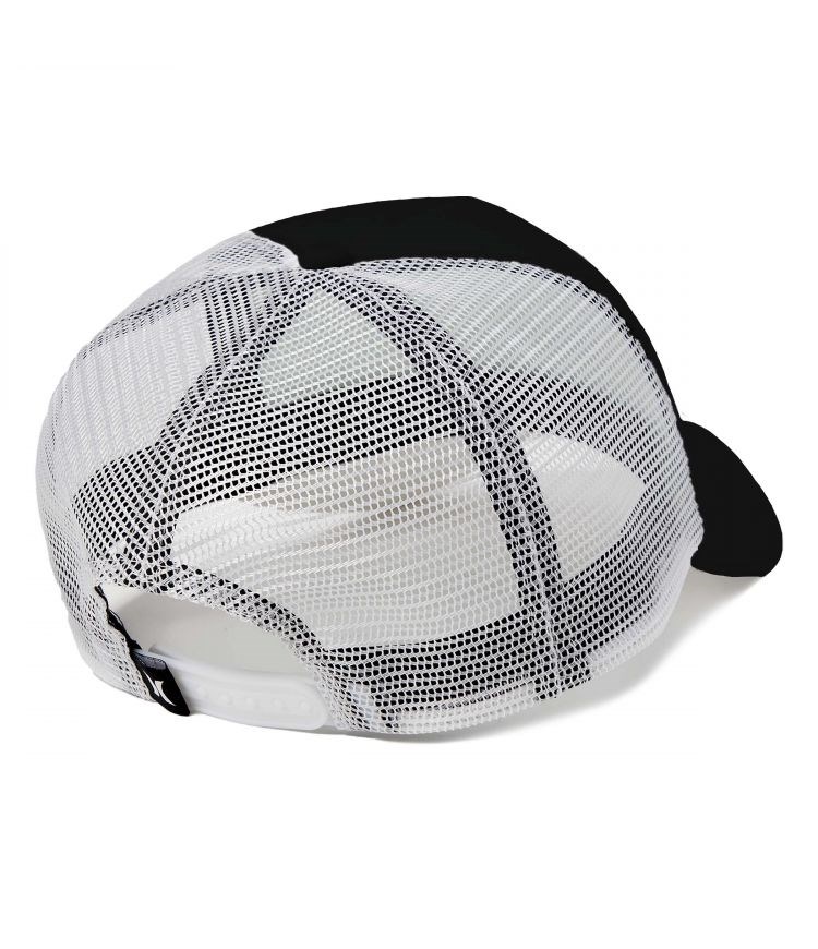 Hurley Cap Adjustable Trucker Icon Script Schwarz Weiß | 10QLGKCWA