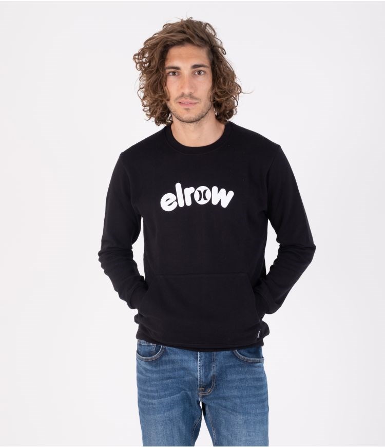 Hurley Elrow Basic Fleece Crew Sweatshirts And Hoodies Schwarz | 31POEXMJI