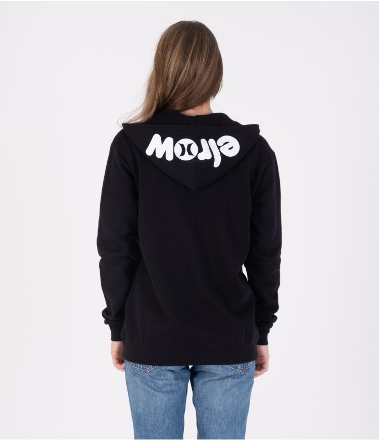 Hurley Elrow Basic Fleece Zip Sweatshirts And Hoodies Schwarz | 53ROADBIH