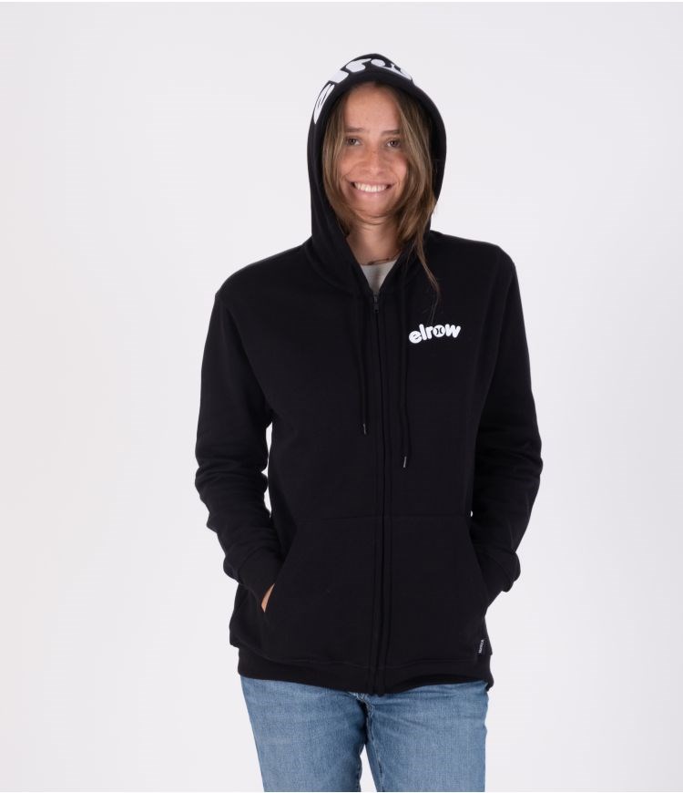 Hurley Elrow Basic Fleece Zip Sweatshirts And Hoodies Schwarz | 53ROADBIH