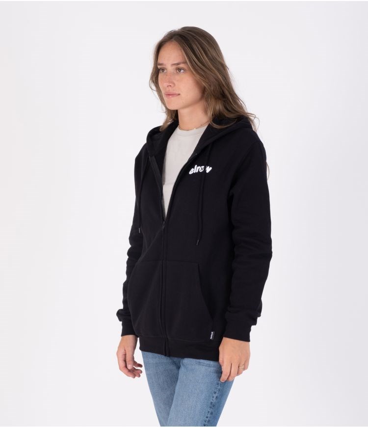 Hurley Elrow Basic Fleece Zip Sweatshirts And Hoodies Schwarz | 53ROADBIH
