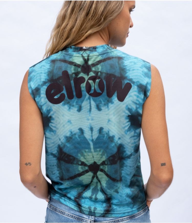 Hurley Elrow Eyes Cropped Tongue Tank Tops And T-shirts Grün | 40SCTFNXH