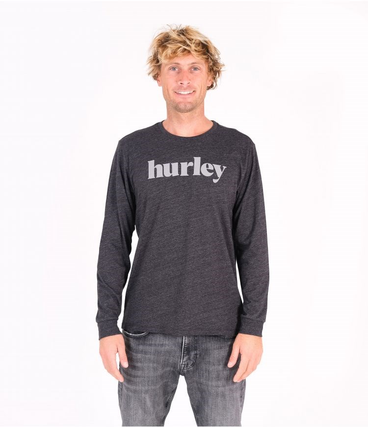 Hurley Everyday Pacific Lowers L/S Tee Tops And T-shirts Schwarz | 56WYLHUIG