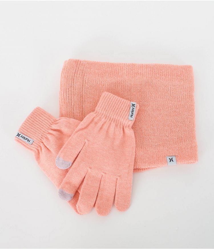 Hurley Gloves Cozy Knit Pack Rosa | 72NZYCAJX