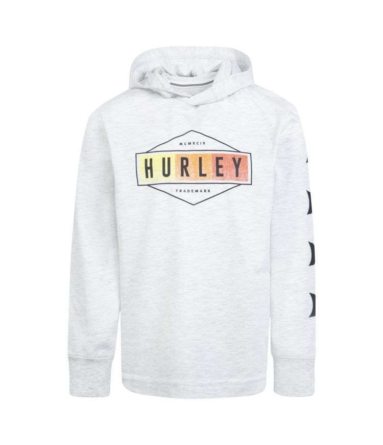 Hurley Hoodie Boy - Graphic Birch Heather | 70DWJRXYQ
