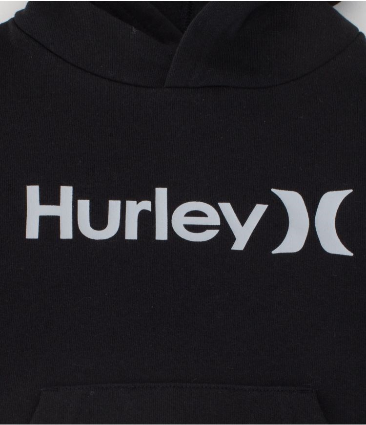 Hurley Hoodie Boy - Hrlb Fleece Dunkelgrau Weiß | 23PHSRBTZ