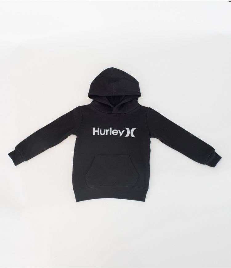 Hurley Hoodie Boy - Hrlb Fleece Dunkelgrau Weiß | 23PHSRBTZ